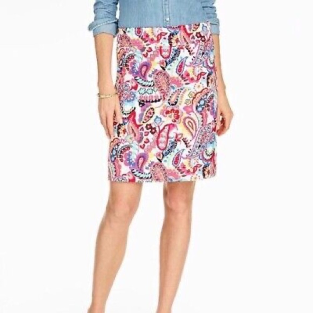 Talbots Fun and Vibrant Summer Skirt 12p
